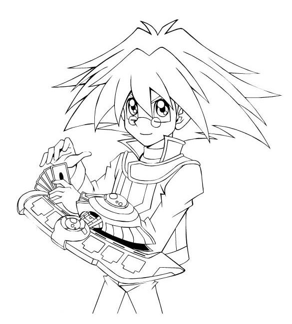 coloriage yugioh syrus